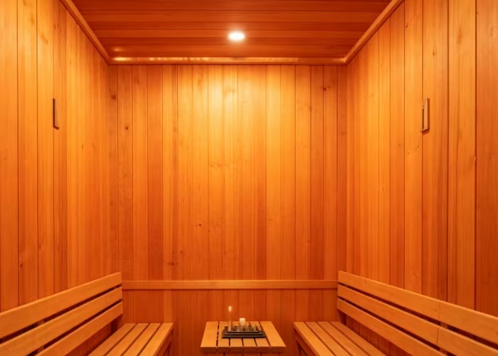 Wooden Sauna Room 