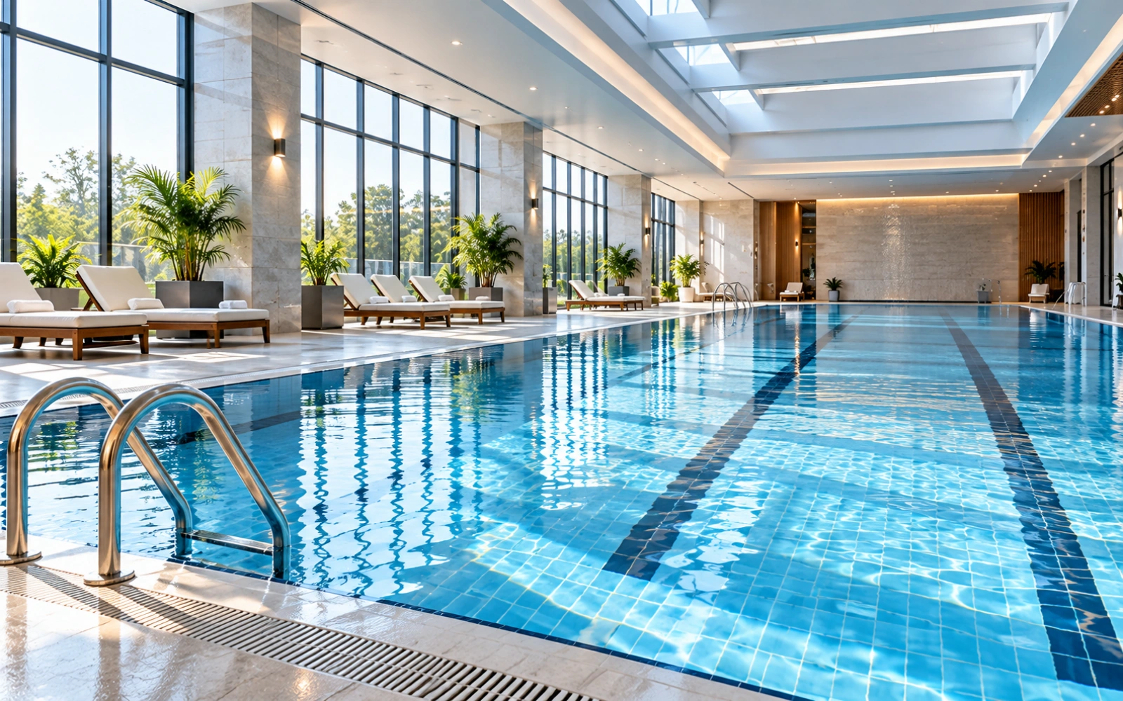 Indoor swimming pool temperature and humidity monitoring application