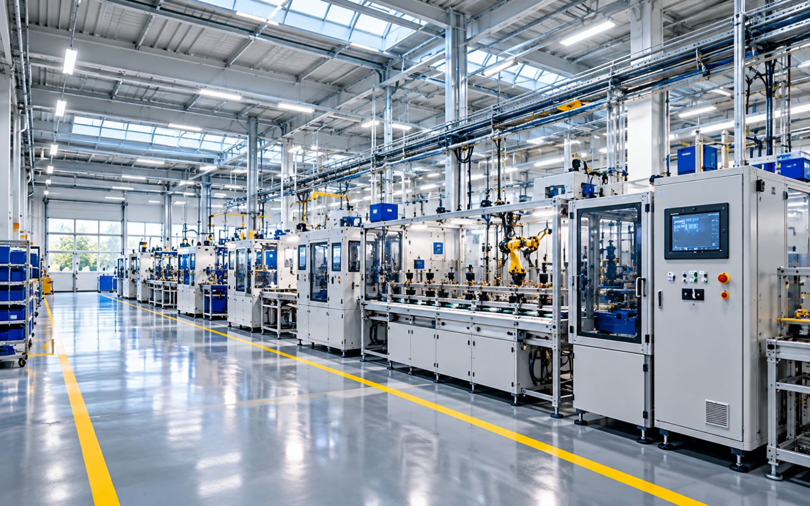 Industrial factory temperature and humidity monitoring application
